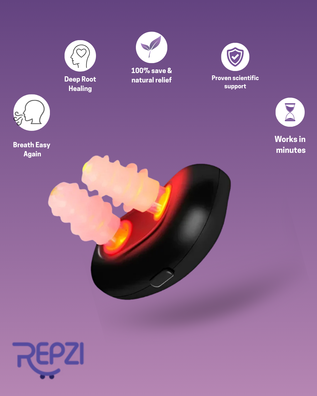 Repzi BreezyNas ™ - Comfortable Nasal Solution