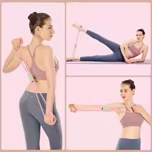 Foam Resistance Bands Home Sport Yoga Fitness Accessories Rubber Pull Rope Workout & Exercise Gym Equipment for Women