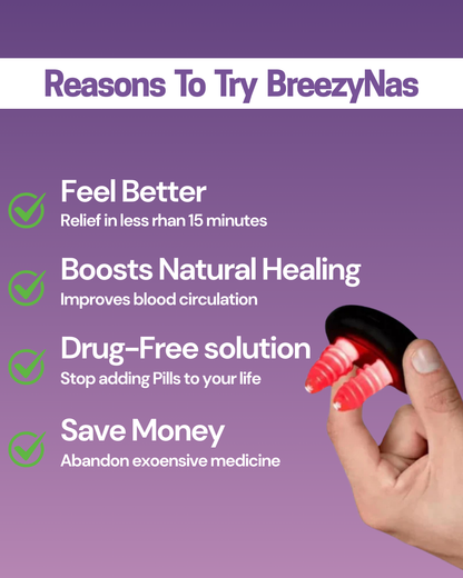 Repzi BreezyNas ™ - Comfortable Nasal Solution