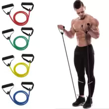Resistance Bands with Handles, Exercise Bands, Workout Bands with Handles for Men and Women, Home Strength Training Equipment